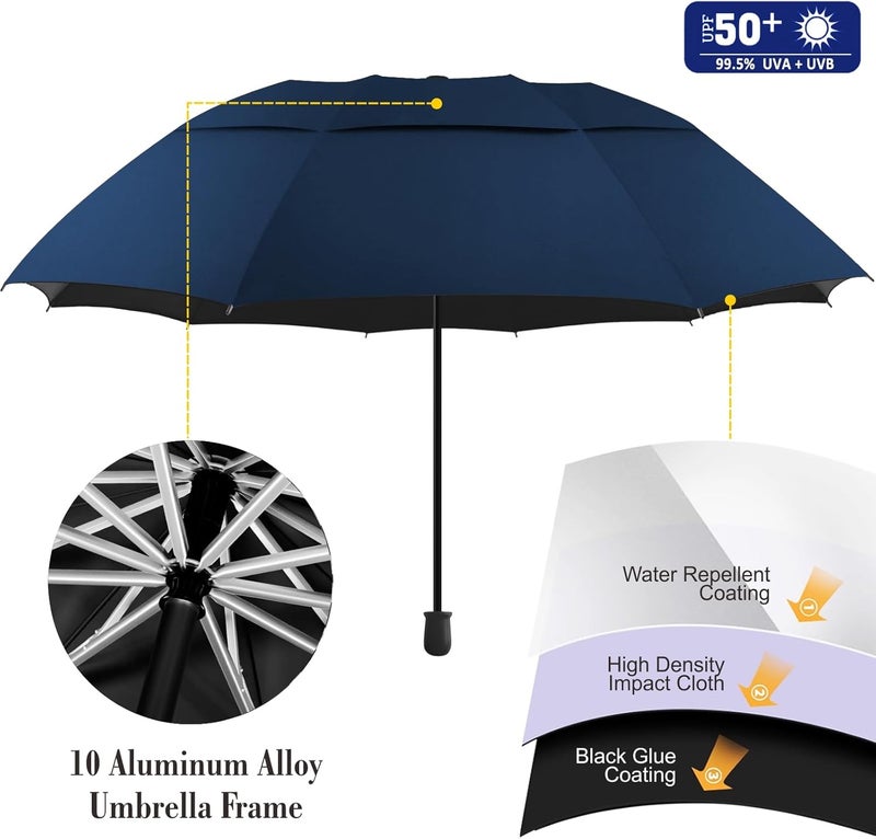 DUOUPA Patio Umbrellas UPF 50+ 360 ° Adjustable Shade Umbrella,Beach Umbrella with Universal Clamp,Beach Clamp on Umbrella,suitable for Patio,beach chairs,golf carts, wheelchairs,carts,bleachers,camping and fishing - Image 4